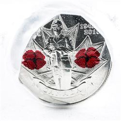 2010 RCM Roll 25 Cent 'Double Poppy'