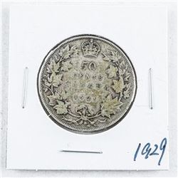 Canada Georges V Silver 1929 25 Cent