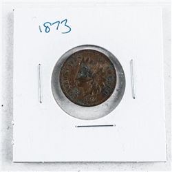 1873 USA Indian Head Penny. VG8