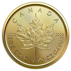 Royal Canadian Mint $5 .9999 Fine Gold Maple - Very Collectible.