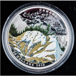 RCM Mountain Goat .9999 Fine Silver $20.00 Coin LE/C.O.A.