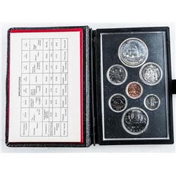 RCM Prestige Specimen Coin Set , Leather Case 1979
