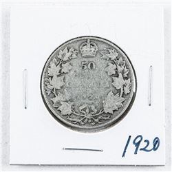 Canada George V 1920 Silver 50 cent