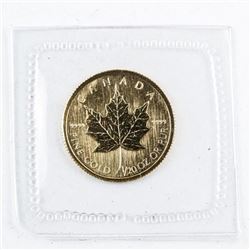 24kt Pure Gold, Maple Leaf $1.00 Coin. Royal Canadian Mint. Very Collectible.
