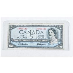 Bank of Canada 1954 5.00 (VG) B/C