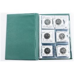 Canada- Starter Coin Book with 12 Coins Includes Silver
