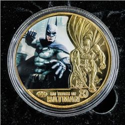 BATMAN Gold Plated Medallion