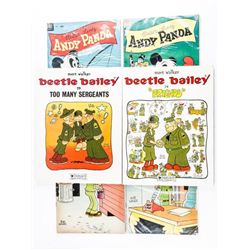Group (6) Comics - 4x Beetle Bailey and 2x Andy Panda