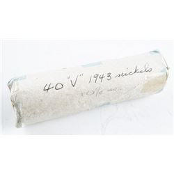 1943 - Roll 'V' Nickels Canada