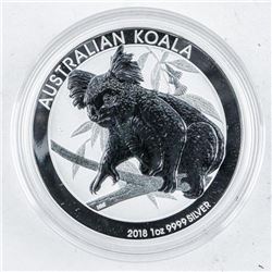 Australian Koala - 2019 .9999 Fine Silver 1oz $.100 Proof