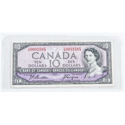Bank of Canada 1954 Modified Portrait 10.00 B/C
