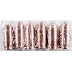 Group (6) 45 CAliber ACP Bullets, .999 Fine Pure Copper