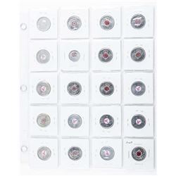 Lot (20) Special Issue Canada 25 Cent Coins