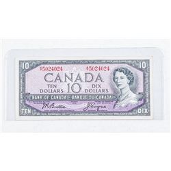Bank of Canada 1954 10.00 Modified Portrait UNC