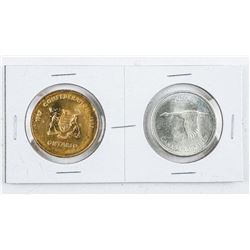 Lot - 1967 Canada Silver Dollar and Medal.