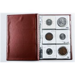 Starter Coin Collection Stock Book (18) Coins with Silver