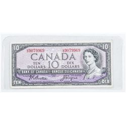 Bank of Canada 1954 Modified Portrait 10.00 B/C