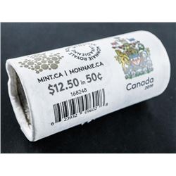 2019 Special Wrap Canada 50c Roll. (ME).