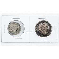 Pair USA 1906 50 Cent and 1907 25 cent