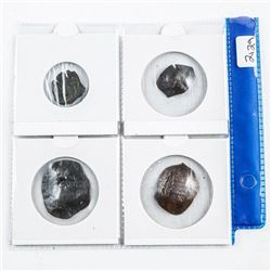 Scarce Group (4) Coins 'Byzantine' Cup Shape Medieval Times - 1204-1453
