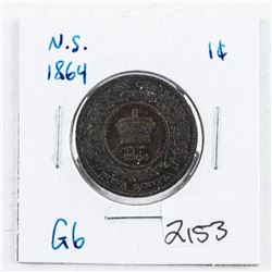 Nova Scotia 1864 Large Cent G6