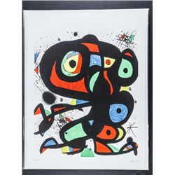 Joan Miro 'Assassin of Painting' Fine Art Print, 'Colpir Sense' 18x22" Unframed