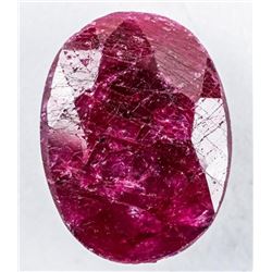 Loose Gemstone (11.22ct) Oval Cut Ruby. TRRV: $3370.00