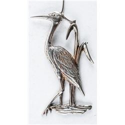 Bermuda, Sterling Silver Crane