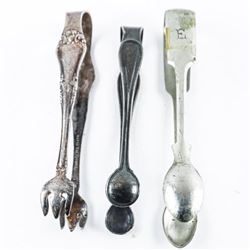 Group (3) Vintage Sugar Cube Tongs