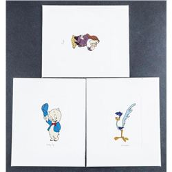 Group (3) Looney Tunes and Disney 4x6 Classics Lithos