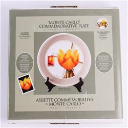 Monte Carlo - Collector Plate LE 8" Plate with Stand Canada Post