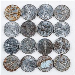 Lot (16) Canada 1944V Nickels