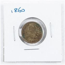 USA Indian Head 1 Cent 1860 VF30