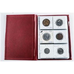 Starter Coin Collection Stock Book (18) Coins with Silver