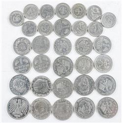 Lot 'German' Coins (40 Marks) 20.5 Euro