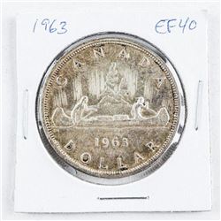1963 Canada Silver Dollar EF40