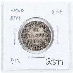 NFLD 1984 F12 20 Cents