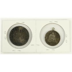 Lot (2) USA Love Tokens 1877-1957 Scarce