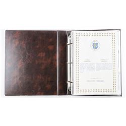 Complete Collection 15 Medallions 'Pope John Paul II' Canada Sept 9-20, 1984 All Gold Plated.