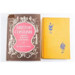Estate Lot (2) Books British Costumes - 19th Century Plus ' A Glance at Heraldry'
