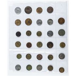 Group of (30) World Coins