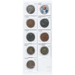 Group of (9) Canada - Tokens-Medals
