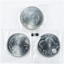 Group (3) Silver 12 Euro Coins Mint Sealed. Face 56.00 CAD