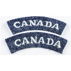 WWII - RCAF Cloth Officers Title