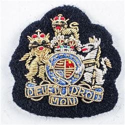 Queen's Crown British Nato Issue Warrant Officers Bullion Wires Dress sleeve Badge