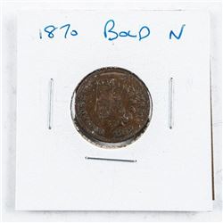 USA Indian Head 1 Cent 1870 Bold G4
