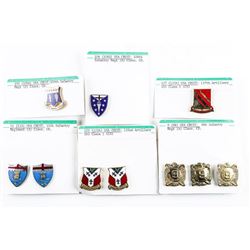 Grouping Lot (10) Distinctive Insignia's Scarce