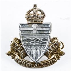WWII South Alberta Regt. Cap Badge