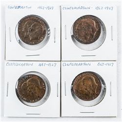 Lot (4) 1867-1967 Confederation Medals Bronze