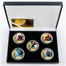 Spiderman 5 Gold Plated Collector Medallion Collection